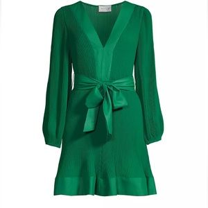 Milly Liv Pleated Mini Dress